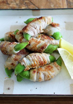 スナップエンドウの肉巻き-レシピのメイン写真
