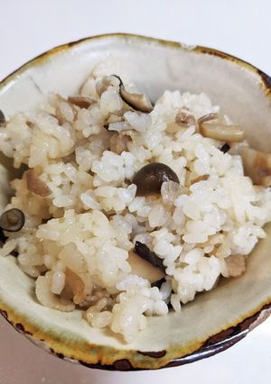 めんつゆで決まる★後混ぜ豚バラきのこご飯-レシピのメイン写真