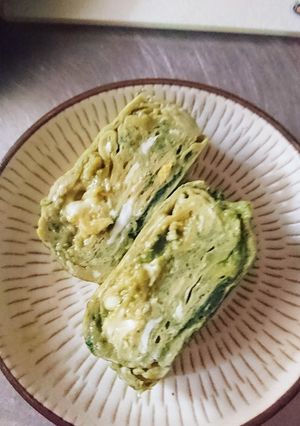 青汁のだし巻き玉子-レシピのメイン写真