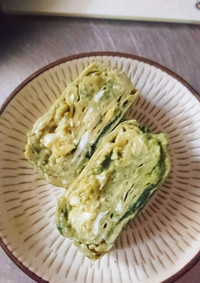 青汁のだし巻き玉子-レシピのメイン写真