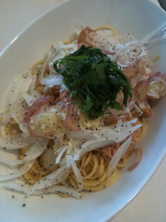 ツナとおろしポン酢パスタ-レシピのメイン写真
