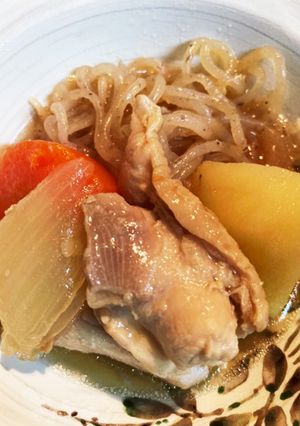 鶏じゃが煮☆そー麺つゆ味-レシピのメイン写真