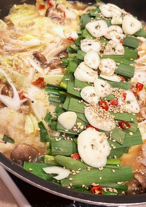 極めた我が家のうまうま味噌醤油もつ鍋!-レシピのメイン写真