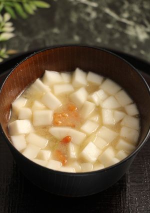 簡単！加賀揚とはんぺんのお味噌汁-レシピのメイン写真