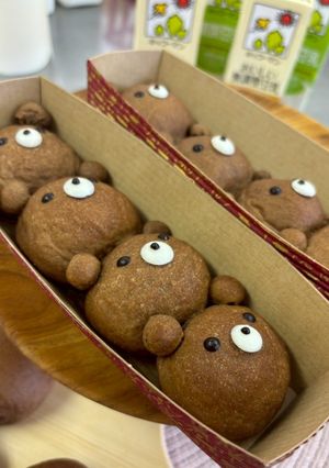 もちもちくまのちぎりパン🐻-レシピのメイン写真