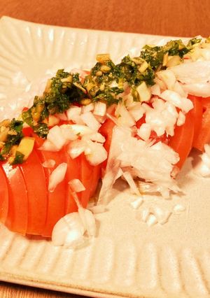 おつまみさっぱり冷やしそトマト-レシピのメイン写真