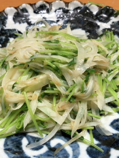 ☆じゃがいもと豆苗のにんにくきんぴら☆-レシピのメイン写真