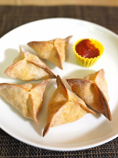 餃子の皮で簡単♪ノンフライ・サモサ-レシピのメイン写真
