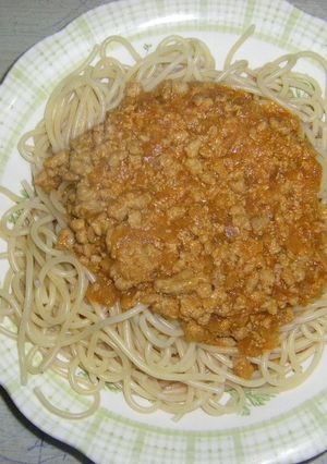 我が家秘伝のミートソーススパゲティー-レシピのメイン写真