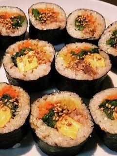 ◆簡単&美味♡我が家の彩り焼肉キンパ◆-レシピのメイン写真