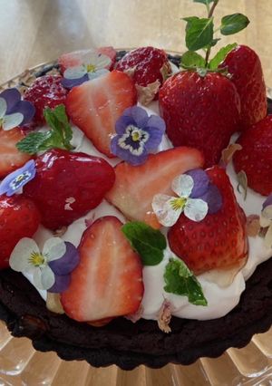 ほろ苦ココア生地のチョコレートタルト-レシピのメイン写真
