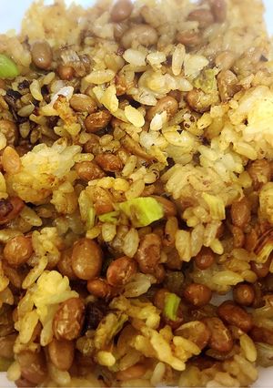 辛くない♡納豆スパイスカレー炒飯-レシピのメイン写真