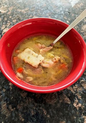 体調整える鶏スープ手作り麺☆アメリカン-レシピのメイン写真