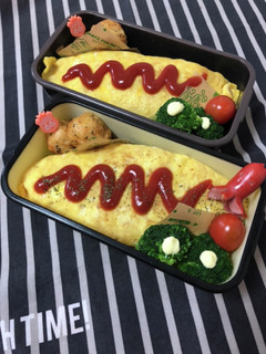 高校生弁当2/11オムライス弁当-レシピのメイン写真