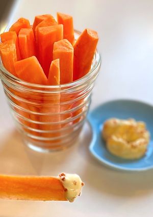 野菜スティックを七味唐辛子マヨネーズで-レシピのメイン写真
