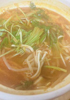 ピリ辛野菜ヘルシー鍋-レシピのメイン写真