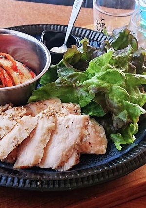 おうち居酒屋★塩麹鶏むね肉の韓国風-レシピのメイン写真