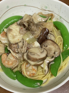 コストコのシーフードアヒージョパスタ-レシピのメイン写真