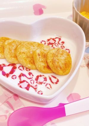初めてのおやき♡きな粉豆腐 離乳食中期〜-レシピのメイン写真