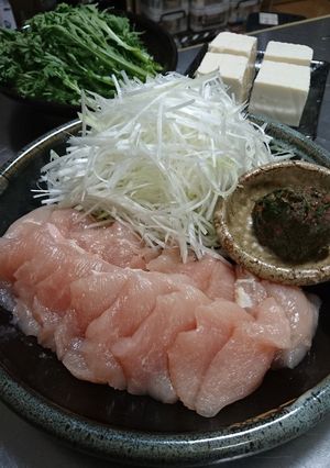 葱たっぷりの鶏しゃぶと揚げうどん-レシピのメイン写真