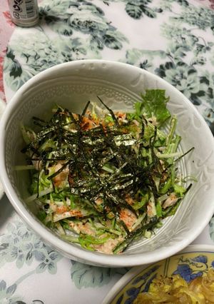 水菜とツナの和風サラダ-レシピのメイン写真