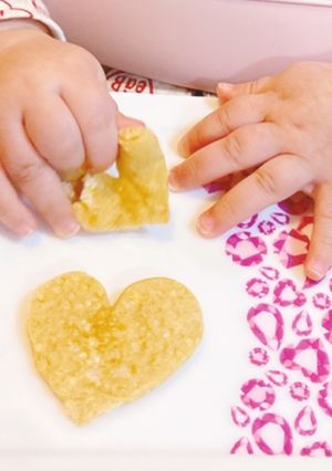 初めてのおやき♡ハート型で可愛く撮影♪-レシピのメイン写真