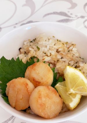 混ぜるだけ簡単！帆立貝バター醤油混ぜご飯-レシピのメイン写真