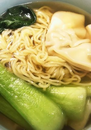 ワンタン麺　ワンタンスープで作る　簡単-レシピのメイン写真