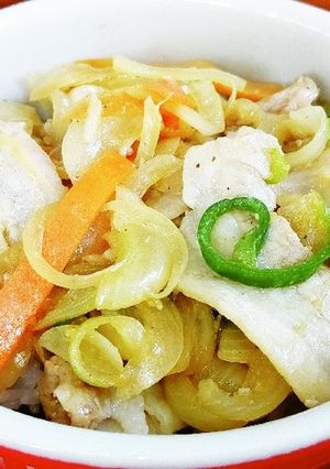 豚バラ甘辛丼。-レシピのメイン写真