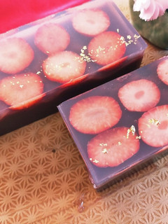 簡単♪おしゃれ♪いちご羊羹-レシピのメイン写真