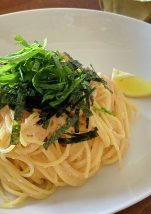 明太子スパゲッティ-レシピのメイン写真