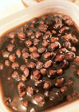 黒ひよこ豆ブラックチャナで小豆煮?-レシピのメイン写真
