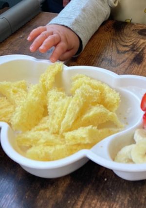 離乳食ＨＢで栄養豊富な人参食パン-レシピのメイン写真