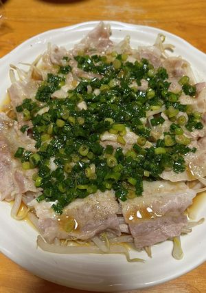 豚もやしのねぎ生姜ダレ-レシピのメイン写真