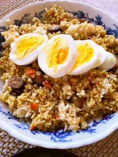 炊飯器でカレーピラフ(カレールー編)-レシピのメイン写真