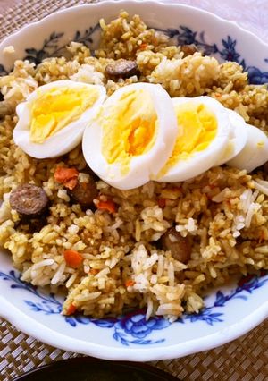 炊飯器でカレーピラフ（カレールー編）-レシピのメイン写真