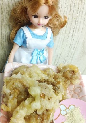リカちゃん♡大粒なめこ天-レシピのメイン写真