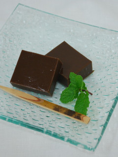 ミントとダーク チョコレートのようかん-レシピのメイン写真