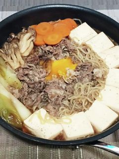 超簡単!フライパンで牛すき焼き煮込み!!-レシピのメイン写真