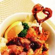 ハートに勝つ!ハトカツ丼