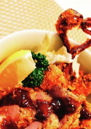 ハートに勝つ！ハトカツ丼-レシピのメイン写真