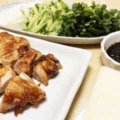 รูปของ 鶏もも肉de簡単なんちゃって北京ダック