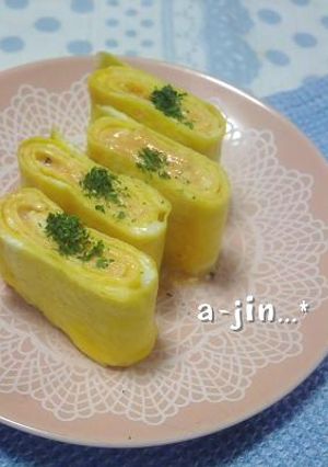 お弁当に✿オーロラチーズの卵焼き-レシピのメイン写真