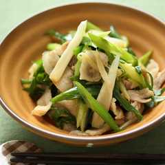 รูปของ 疲労回復食材!ねぎと豚のめんつゆ煮