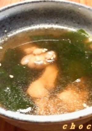 わかめスープ-レシピのメイン写真