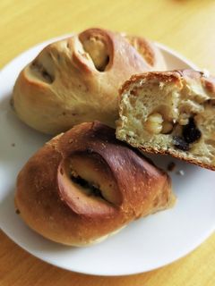 HBで朝焼きくるみレーズンパン-レシピのメイン写真