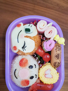 アンパンマン&ドキンちゃん キャラ弁-レシピのメイン写真