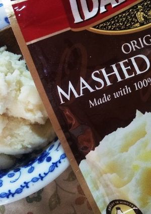 141コストコマッシュポテト袋レシピ通り-レシピのメイン写真