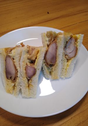 リメイク!!焼き鳥サンド-レシピのメイン写真