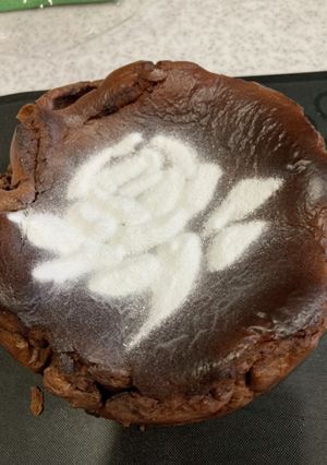 バレンタインバスクチーケーキ-レシピのメイン写真